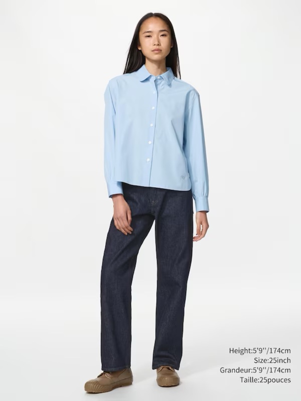 Uniqlo JW Anderson Straight-Leg Women’s Jeans in Dark Indigo